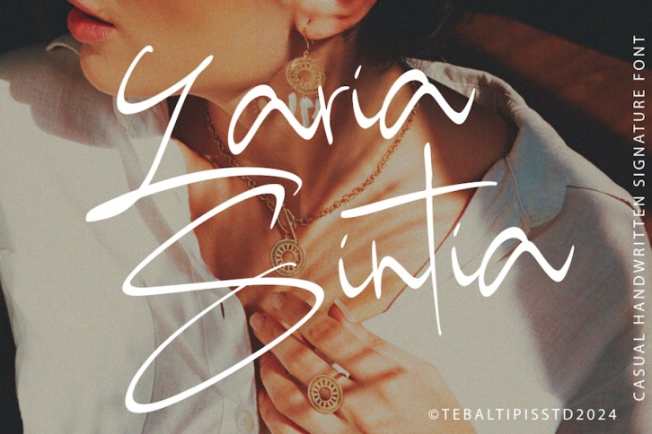 Laria Sintia  - Casual Signature Font Download