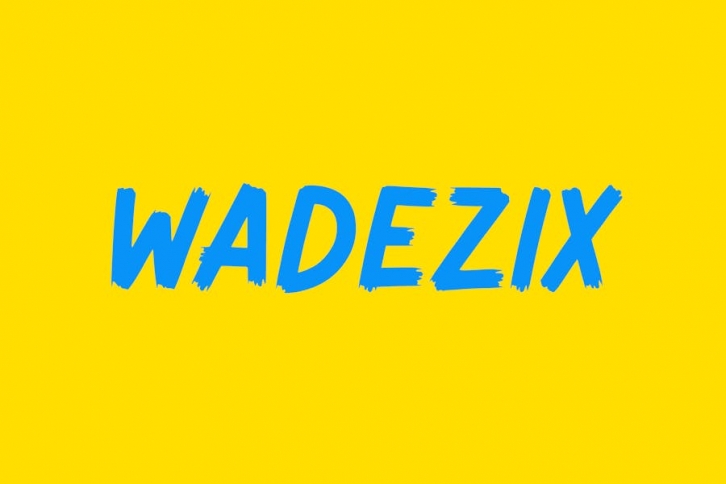 AL - Wadezix Font Download