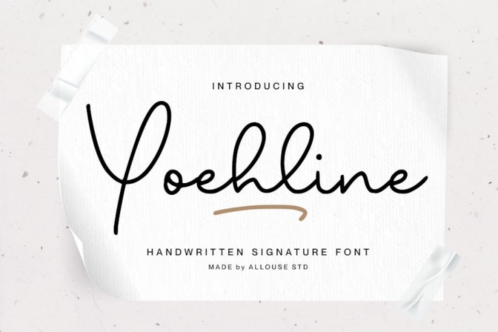 AL - Yoehline Font Download