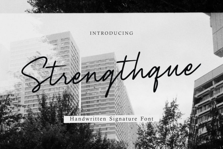 AL - Strengthque Font Download