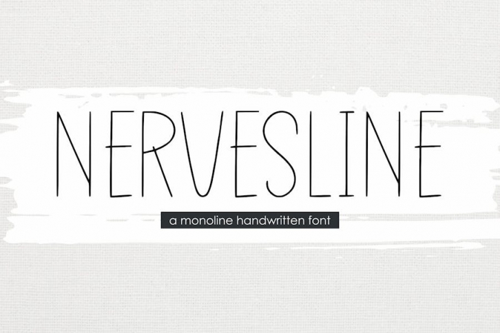 AL - Nervesline Font Download