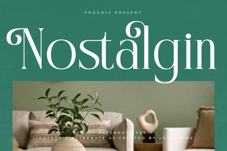 Nostalgin Alternate Serif Font Download