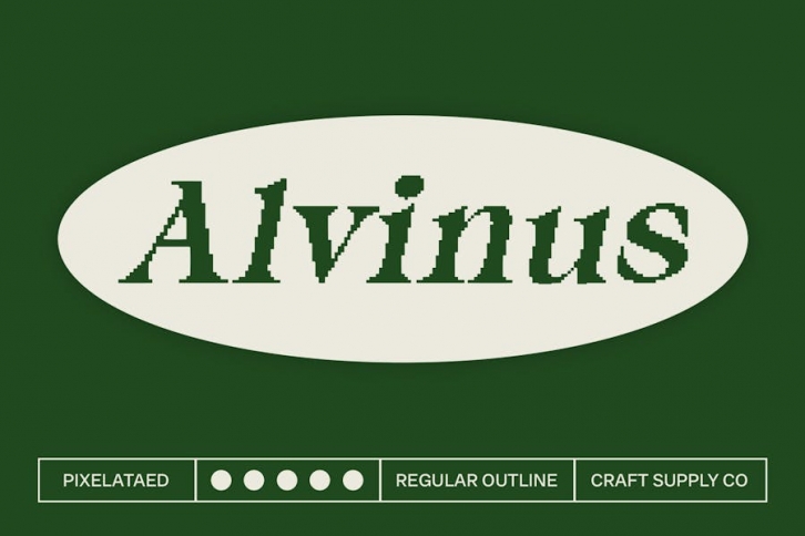 Alvinus Pixel Font Download