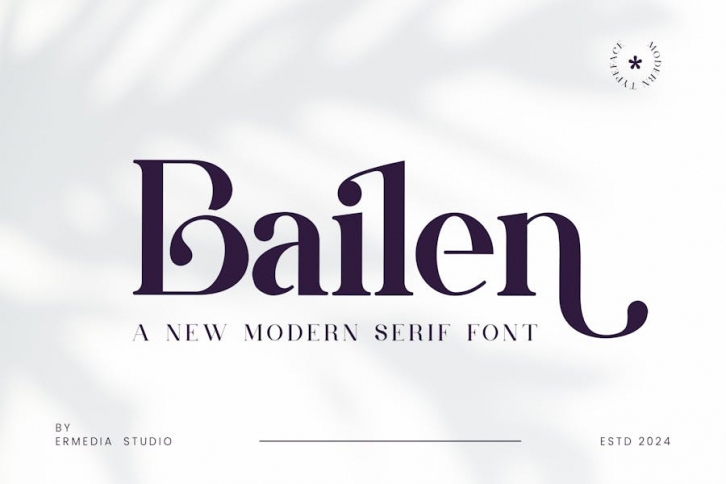 Bailen Serif Font Font Download