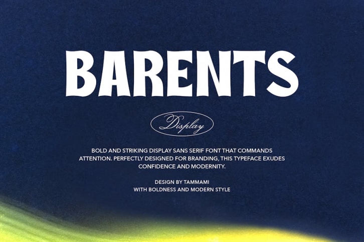 Barents - Bold Sans Font Download