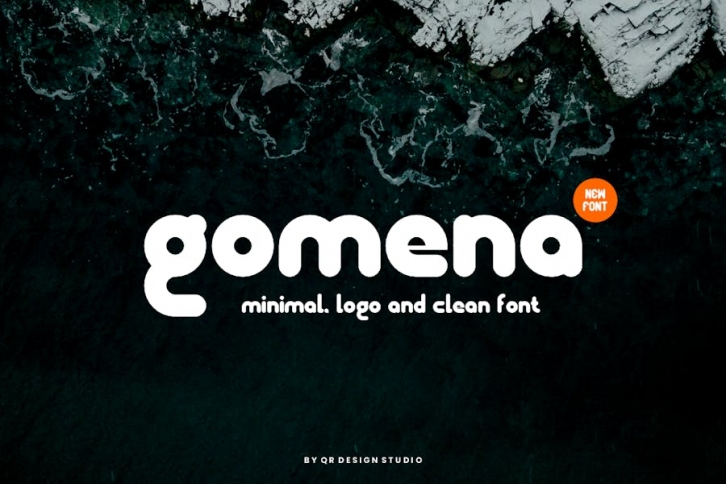 Gomena - Minimal & Rounded Font Font Download