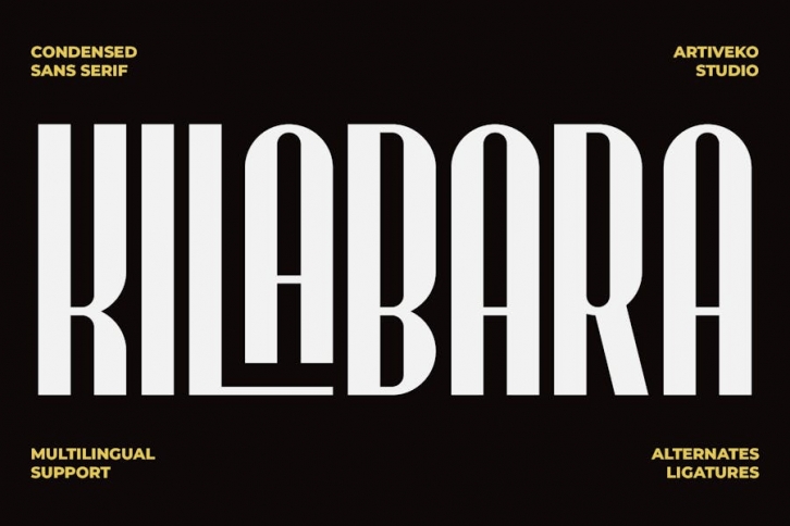Kilabara Condensed Sans Serif Font Download