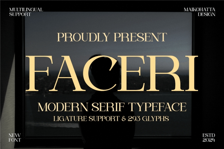 Faceri - Modern Serif Typeface Font Download