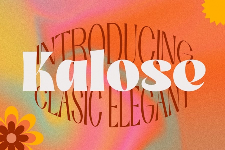 Kalose Classic Elegant Font Family Font Download
