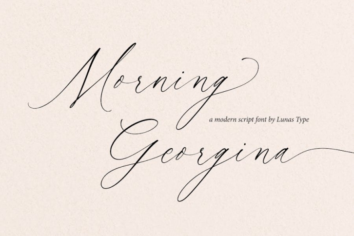 Morning Georgina Font Download