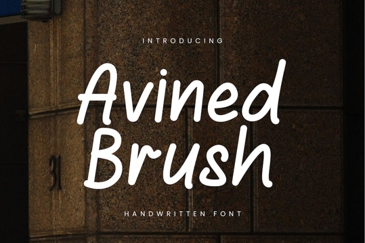 Avined Brush Marker Font Font Download