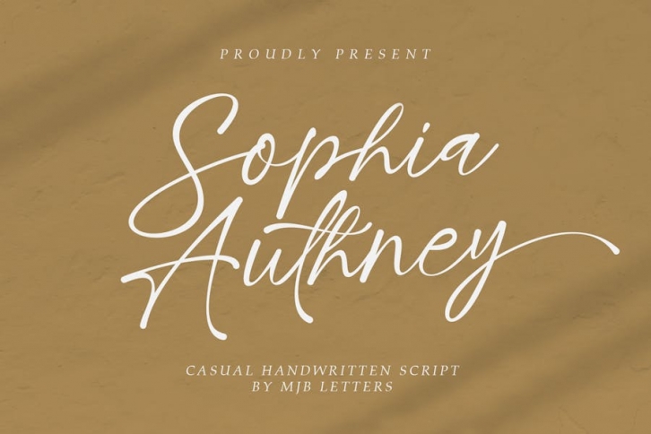 Sophia Authney Font Download