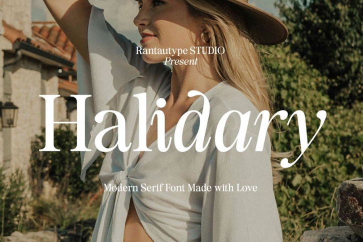 Halidary Modern Serif Font Font Download