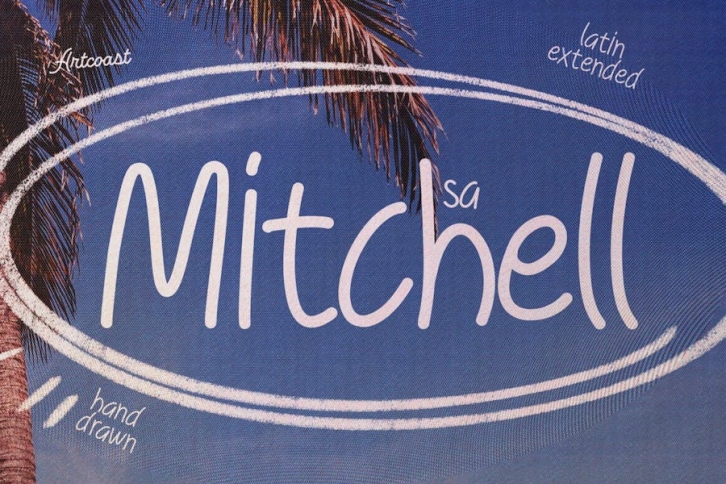 SA Mitchell | Handwritten Font Font Download