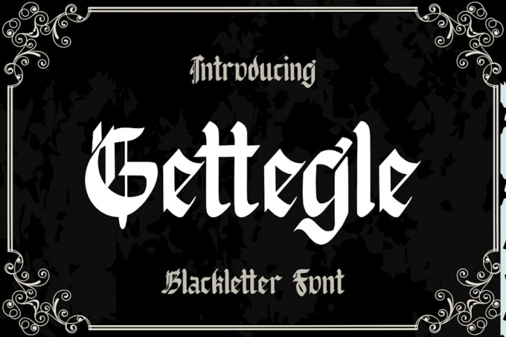 Gettegle Blackletter Font Download