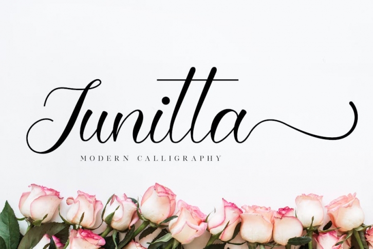 Junitta - Wedding Font Font Download