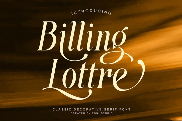 Billing Lottre Font Download