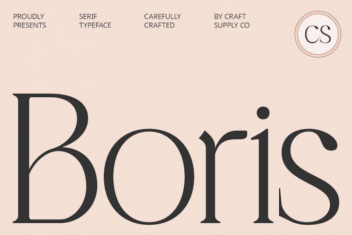 CS Boris – Elegant Font Font Download