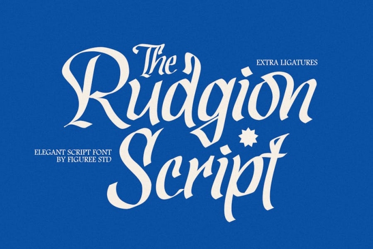 Rudgion - Classy Bold Script Font Download