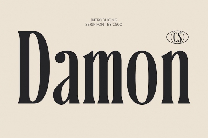CS Damon – Condensed Font Font Download