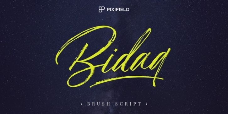Bidaq Brush Font Download