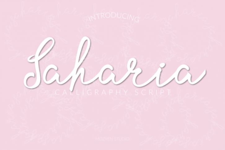 Saharia Font Download