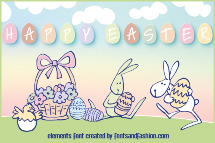 Happy Easter Font Download