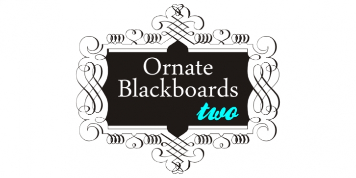 Ornate Blackboards Font Download