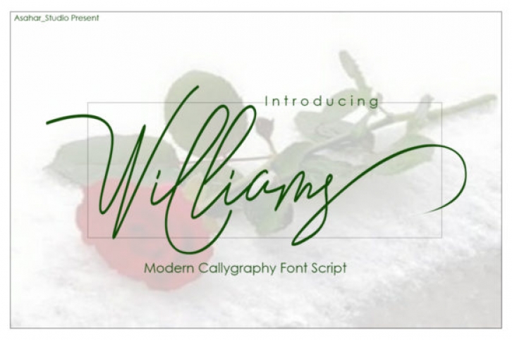 Williams Font Download