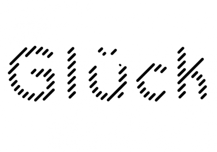 Gluck Stripes Font Download