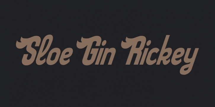 Sloe Gin Rickey Font Download