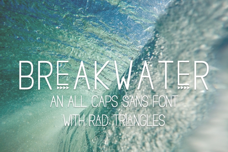 Breakwater Triangle Font Download