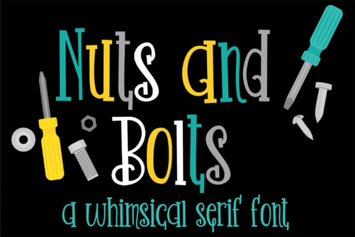 Nuts and Bolts Font Download