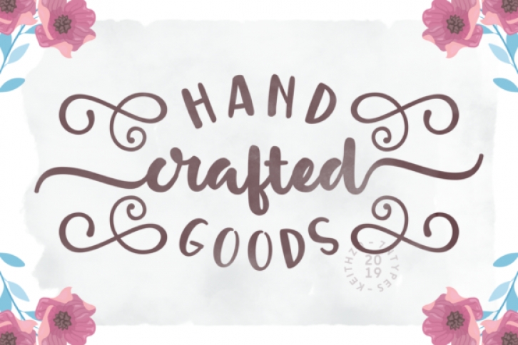 Handcrafted Goods Font Download