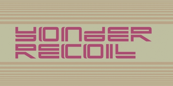 Yonder Recoil Font Download