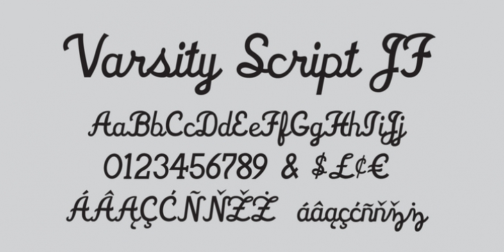 Varsity Script JF Font Download