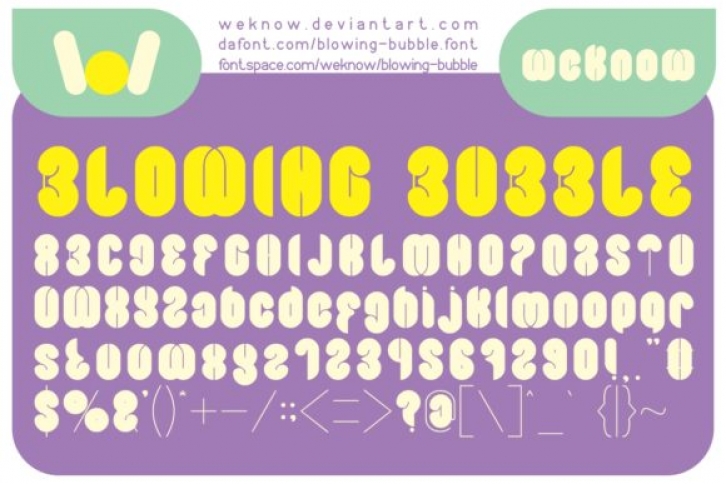 Blowing Bubble Font Download