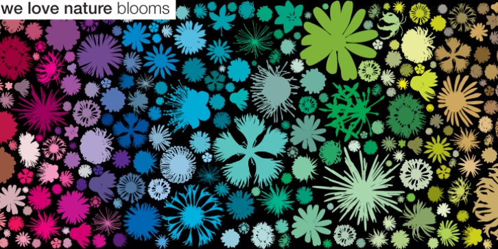 We Love Nature Blooms Font Download