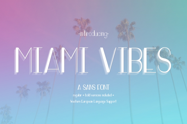 Miami Vibes Font Download