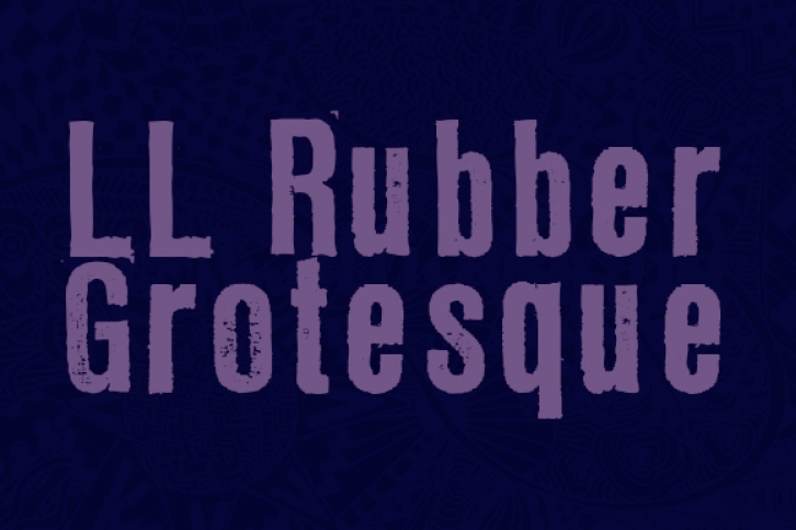 LL Rubber Grotesque Font Download