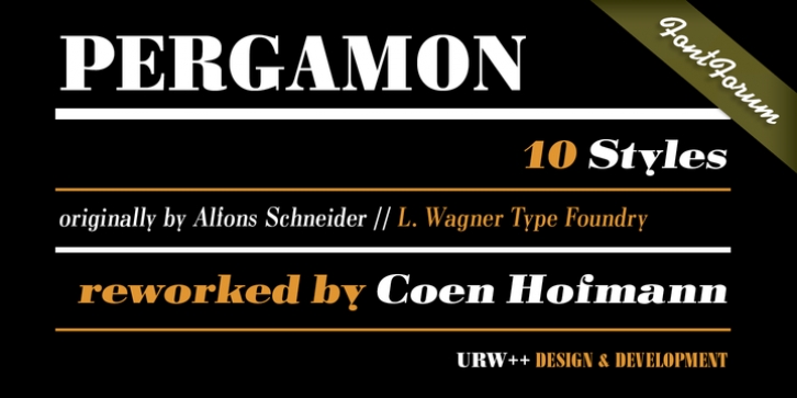 Pergamon Font Download