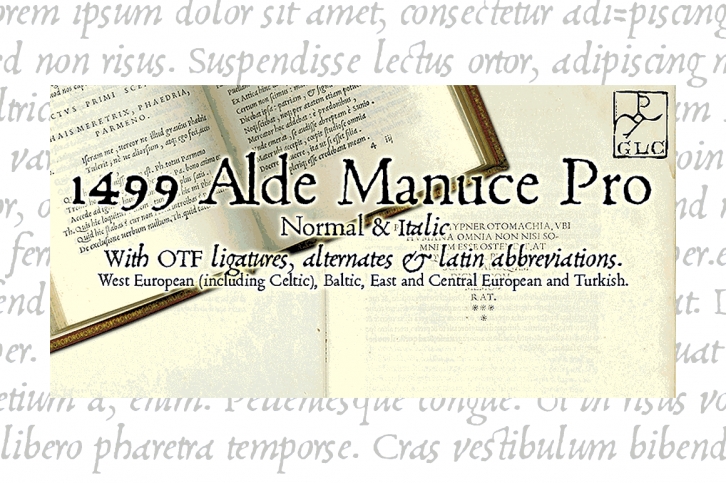 1499 Alde Manuce Pro v1.1 Family Font Download