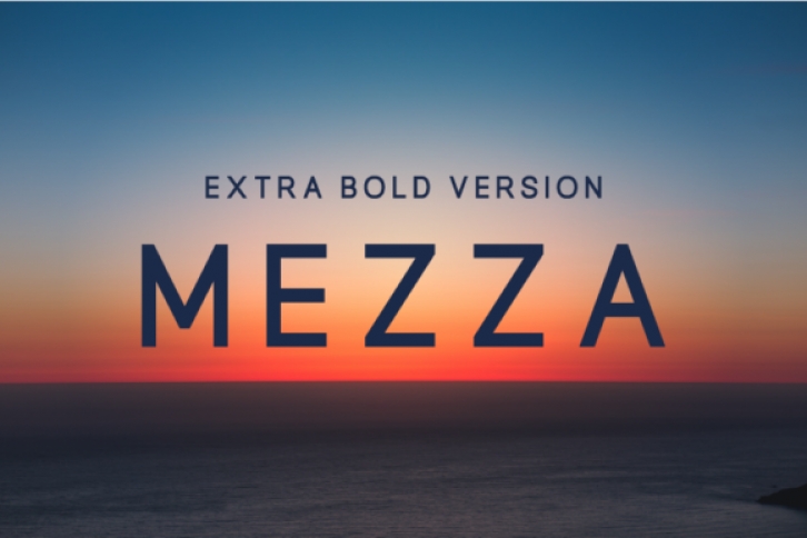 Mezza Extra Bold Font Download