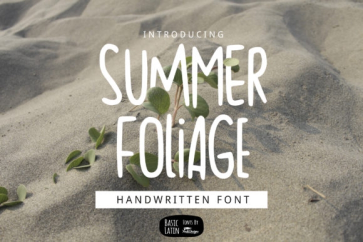 Summer Foliage Font Download