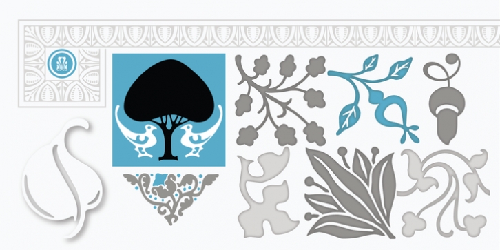 LTC Ornaments Three Font Download