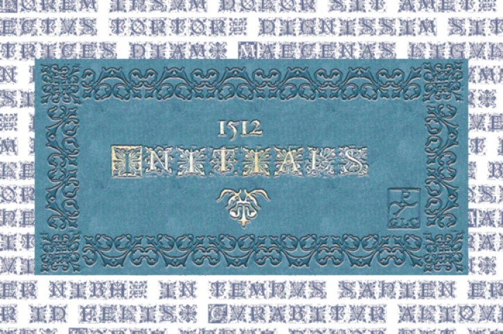 1512 Initials Font Download