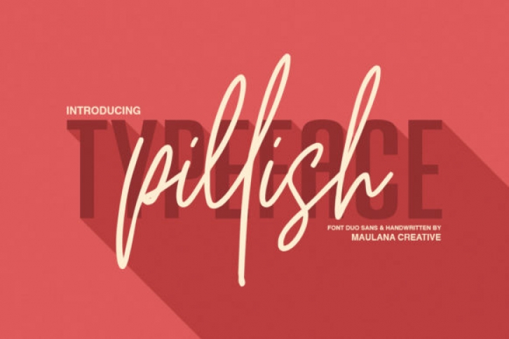 Pillish Duo Font Download