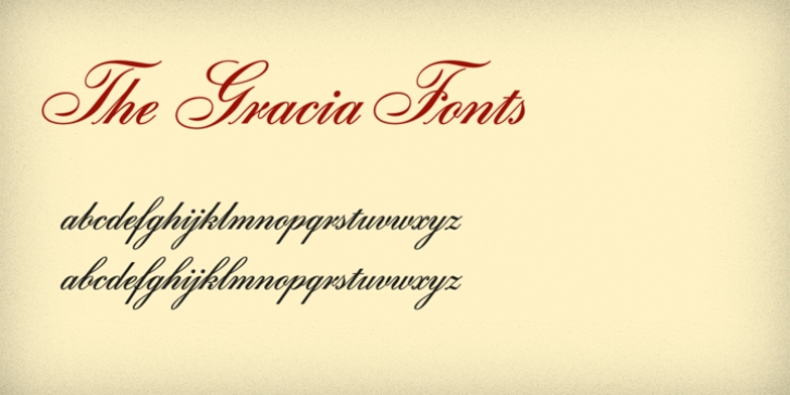 Gracia Series 50 Font Download