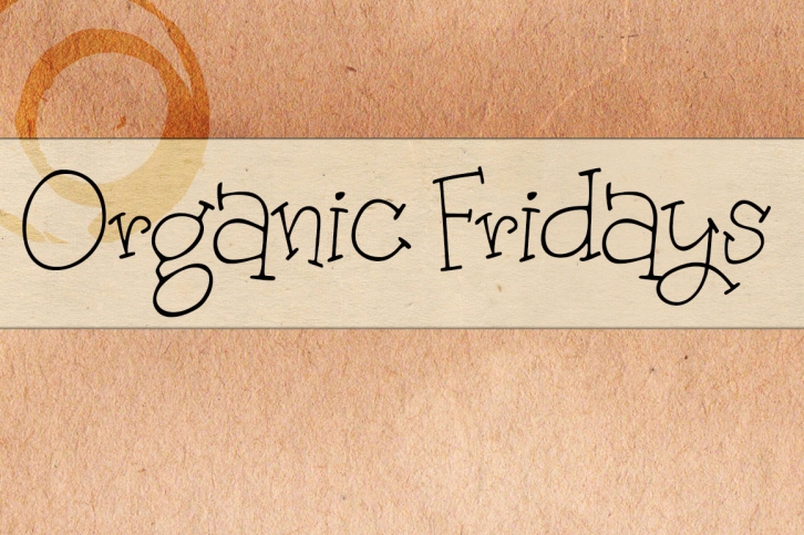 Organic Fridays Font Download