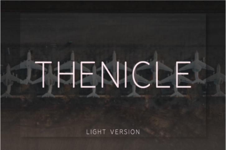 Thenicle Light Font Download